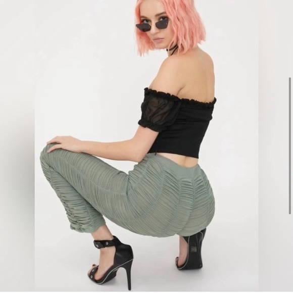 Y2K pants I am gia Ophelia pants in pink size S - Picture 6 of 11